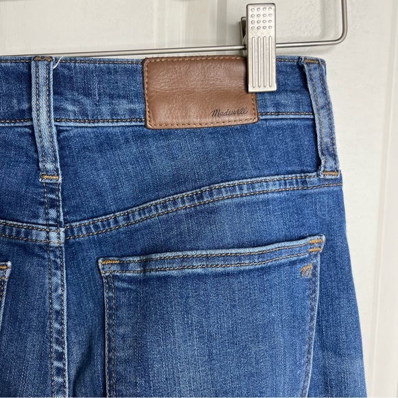 Madewell Stovepipe High Rise Crop Raw Hem Straight Leg Jeans Size 24 - Picture 6 of 10